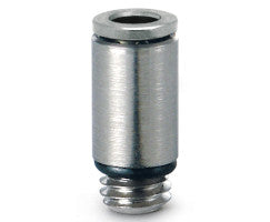 1022A0418, Pneufit 10 Push-in fitting, Adaptor, Straight, Internal hex, 4mm, G1/8