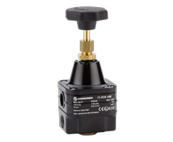 11-818-100, 11-818 Series precision pressure regulator, G1/4, 0.07-4 bar, without gauge