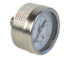 18-015-844, Gauge, 1/8" PTF thread, 0 to 10 bar