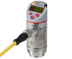 34D-V110G-DA1-AA, 34D Pneumatic/Hydraulic/Allfluid pressure sensor, -1 ... 10 bar, IO-Link configurable