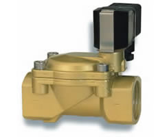8240214.9100.23050, Brass Indirect Acting Solenoid Valve, G1/2