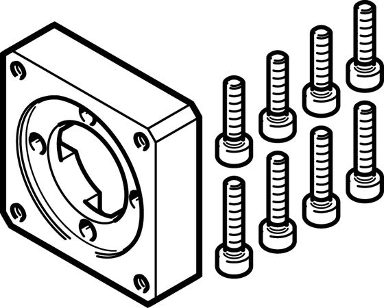 EAMF-A-28D-28A Motor flange
