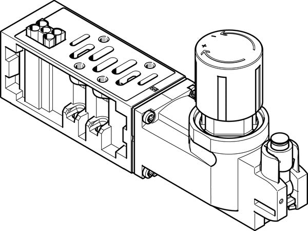 VABF-S2-2-R1C2-C-10 Regulator plate