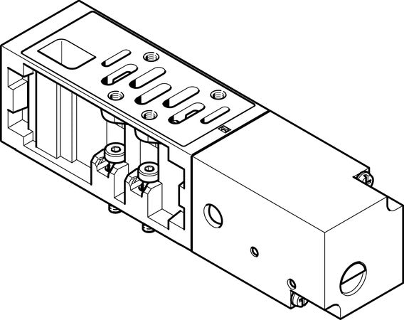 VABF-S1-2-L1D1-C Vertical pressure shut-off plate