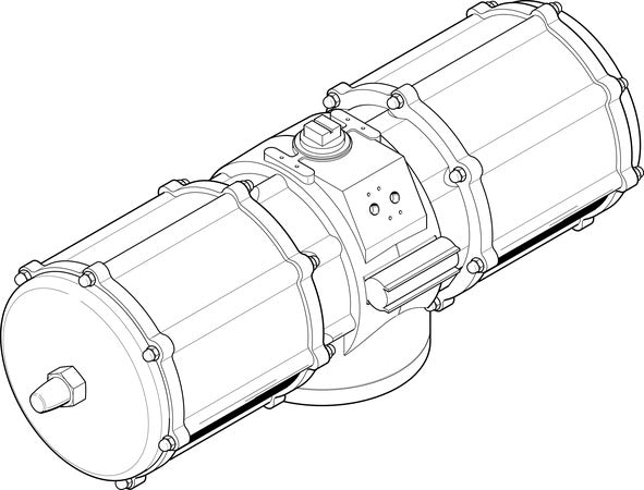 DAPS-4000-090-RS4-F25 Semi-rotary drive