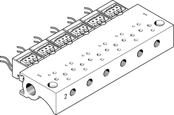 MHA1-P6-2-M3-PI Manifold