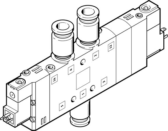 CPE24-M1H-5/3E-QS-10 Solenoid valve