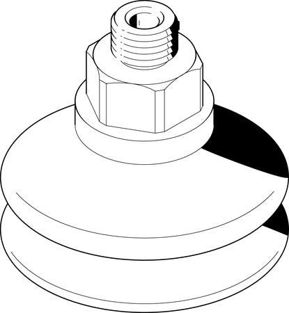 ESS-50-BT-M6 Suction cup complete