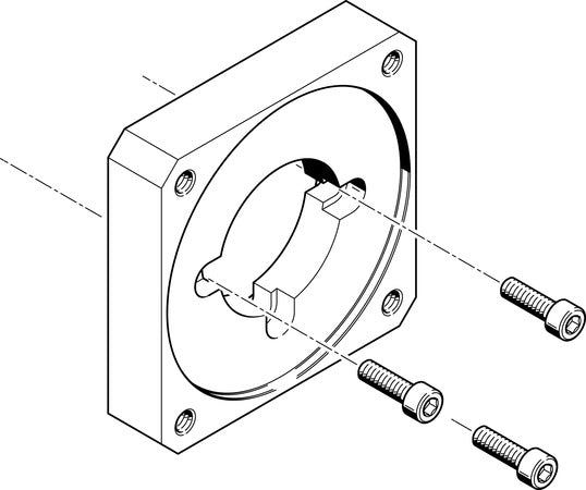 EAMF-A-64A/B-70A Motor flange