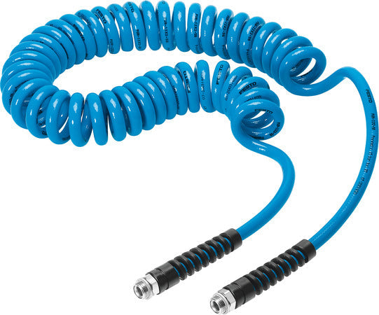 PUN-10X1,5-SG-6-BL-1/4 Spiral plastic tubing