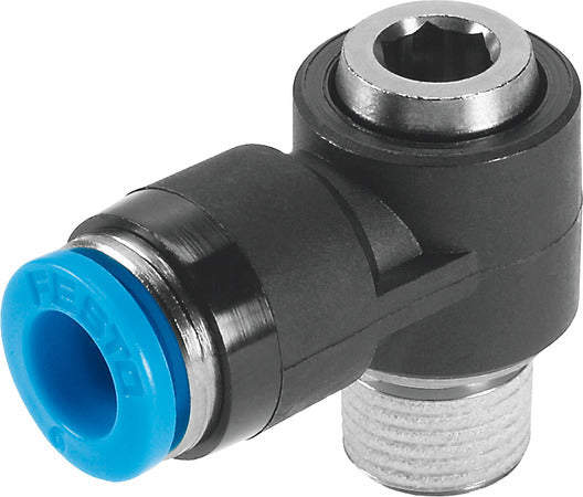 QSLV-3/8-12-I Push-in L-fitting