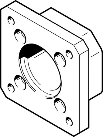 EAMF-A-28B-42A Motor flange