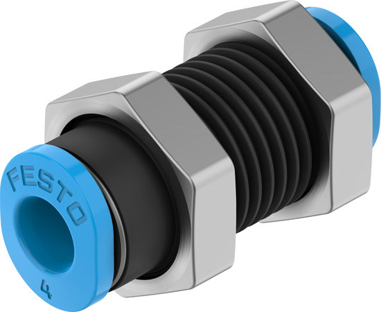 QSMS-4 Push-in bulkhead connector