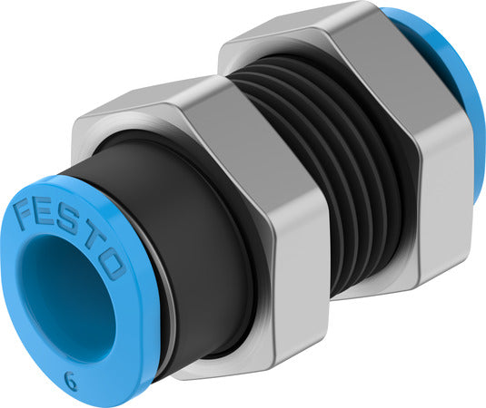 QSMS-6 Push-in bulkhead connector