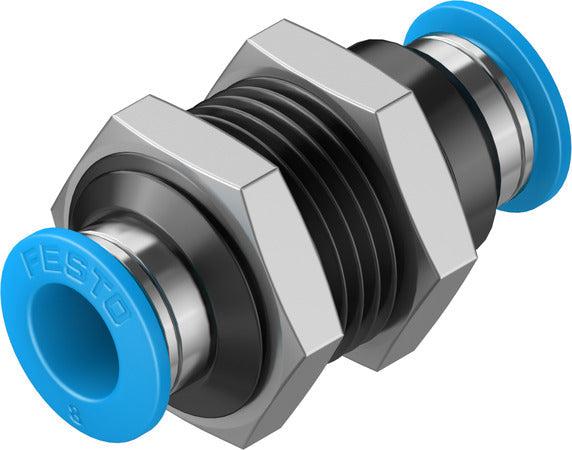 QSS-8-50 Push-in bulkhead connector
