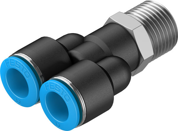 QSY-1/2-12 Push-in Y-fitting