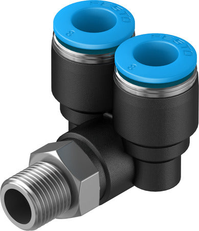 QSYL-1/8-8 Push-in Y-fitting