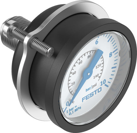 FMA-40-10-1/4-EN Flanged pressure gauge