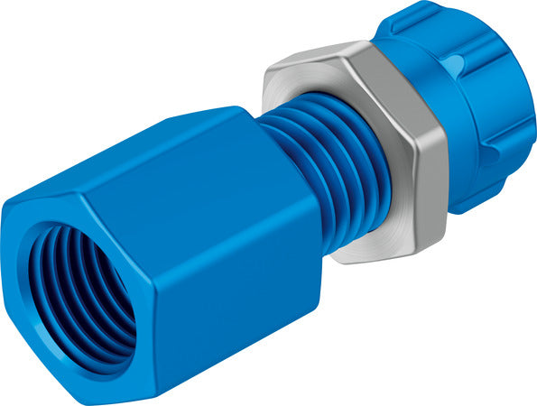 QCK-1/4-PK-6-B Bulkhead quick connector