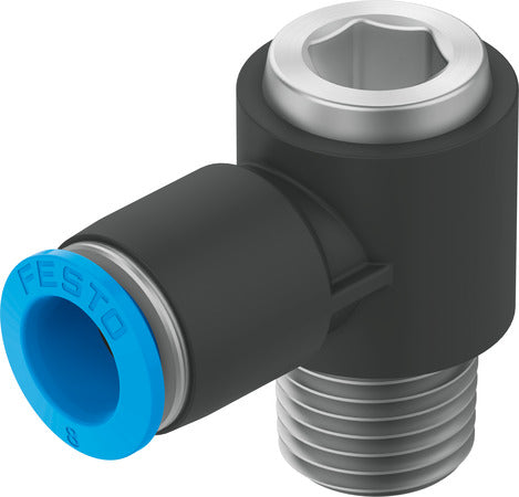 QSLV-1/4-8-I Push-in L-fitting