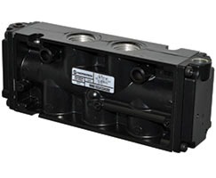 MN01CGA73A000, Nugget 500 Series 5/2 air actuated/air assisted spring return 1/2" NPT ported valve