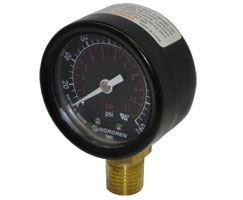 18-015-082, Gauge, 1/4" NPT thread, 0 to 1 bar