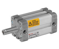 RA/193032/M/10, ISO compact single acting cylinder, 32mm diameter, 10mm stroke
