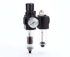 BL72-205GA, Excelon combination unit (FRL), G1/4, automatic drain, 40µm filter element, without shut-off valve