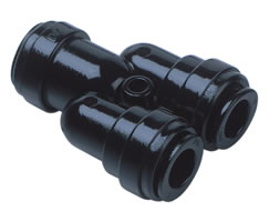 D00820800, Pneufit D Acetal push-in fitting, Union Y, 8mm