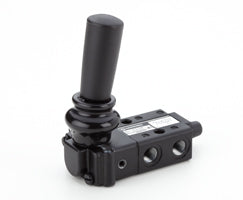 03043702, Super X 3/2 manual valve, Black, Lever/Lever, G1/8