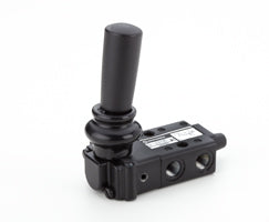 03043802, Super X 3/2 manual valve, Black, Lever/Spring, G1/8