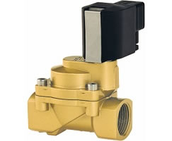 8537203.4682.02400, Brass Indirect Acting Solenoid Valve, 1/2" NPT