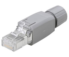 NC-RJ450-0000000, Industrial ethernet connector, RJ45 wireable bus connector