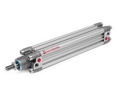 PRA/803063/M/25, ISOLine profile single acting cylinder, 63mm diameter, 25mm stroke