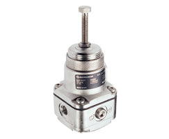 R38-240-RNFA, R38 Series stainless steel precision regulator, 1/4 NPTF, 0.07-4 bar, without gauge