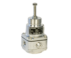 R38-240-RNMA, R38 Series stainless steel precision regulator, 1/4 NPTF, 0.4-10 bar, without gauge