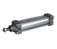 RA/8250/M/125, ISO tie rod double acting cylinder, 250mm diameter, 125mm stroke