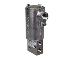 Y013AA1H1BS, Maxseal ICO3 24Vdc direct acting 3/2 NC stainless steel 1/4" NPT ported valve