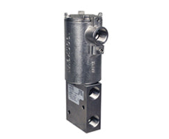 Y013AA3H1BS, Maxseal ICO3 24Vdc direct acting 3/2 NC stainless steel 1/2" NPT ported valve