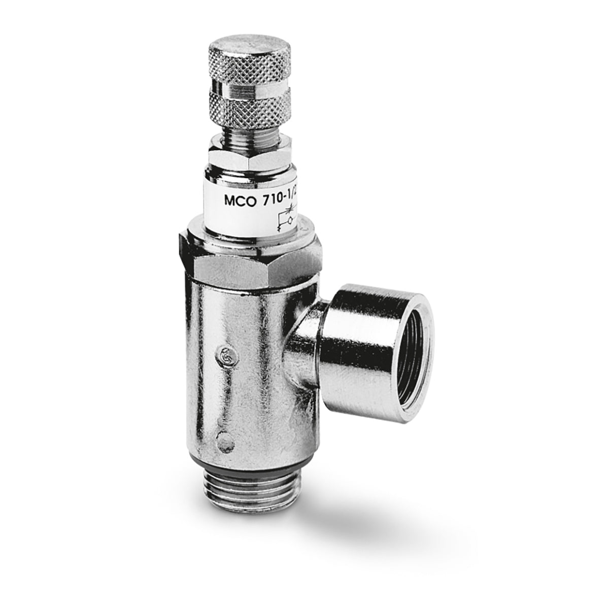 Camozzi MCO 710-1/2 - Flow control valve-manual-bidirect-1/2