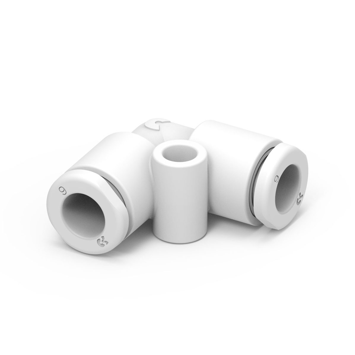 Camozzi W7550 8 - GripFit Push in fitting-equal tube elbow-8mm tube
