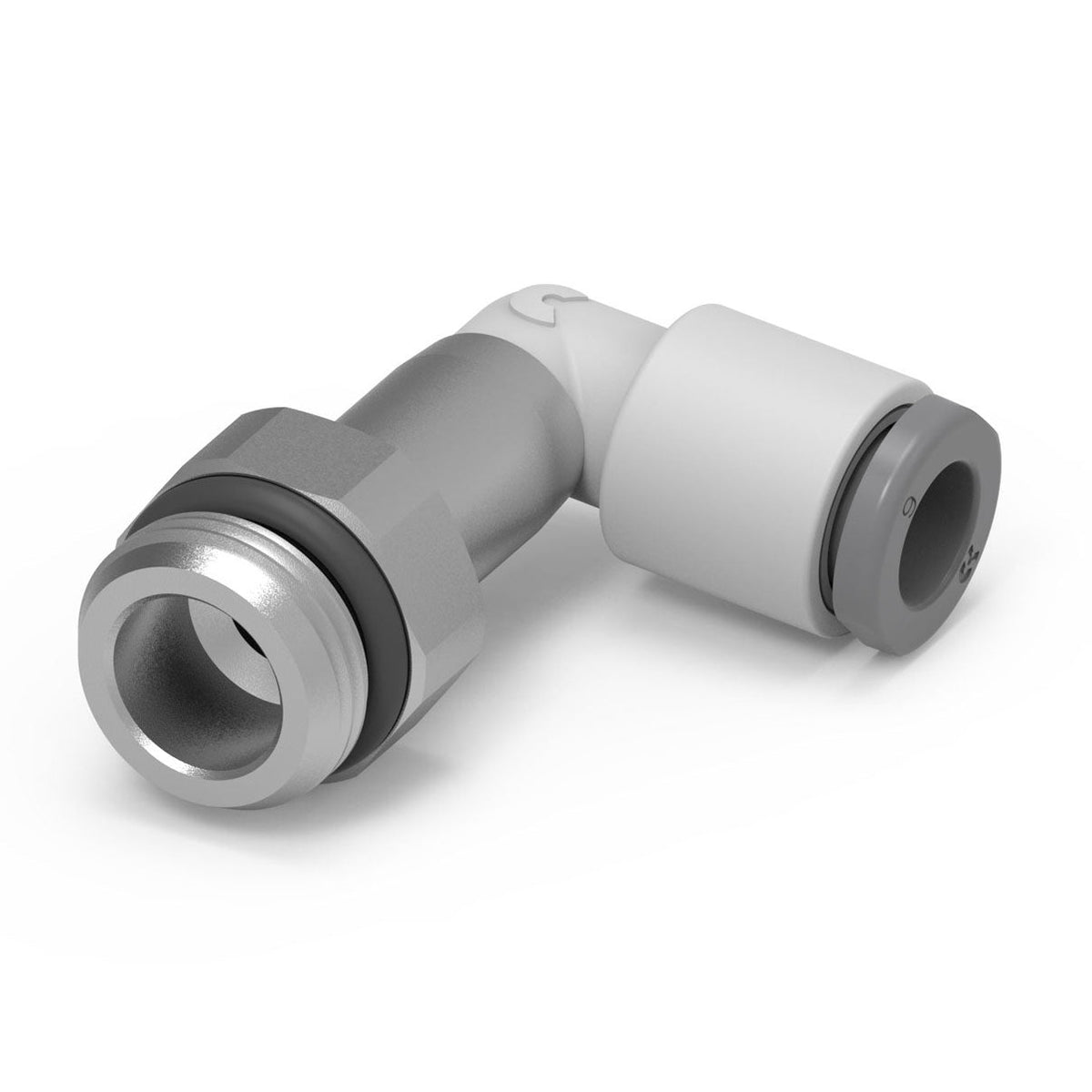 Camozzi G7526 4-1/4 - GripFit Push in fitting-ext swivel elbow-4mm tube-1/4 thread