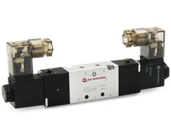 VCB22A411D-CA213F, VCB22 3/2 NC Inline Solenoid Valve, G1/8, 600 l/min