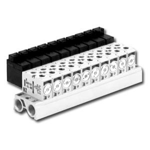 VV4QD15-02C4-Q, VQD, VV4QD1, 1000 Series, Non Plug-in Manifold