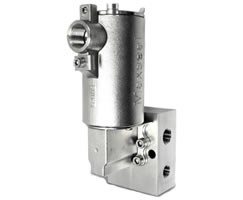 Y123AA1H1BS, Maxseal ICO4S 24Vdc direct acting 3/2 stainless steel 1/4" NPT ported valve