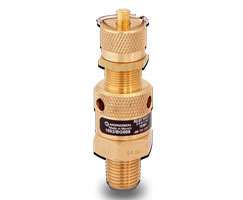 1002/BR008, 1002 Series poppet relief valve, R 1/4, 6.3-14 bar, without pull ring