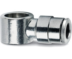 100510618Z, Pneufit 10 Push-in fitting, Banjo elbow, Body to tube, 6mm, G1/8