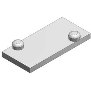 SYJ5000-21-6A, SYJ3000/5000/7000, SYJ5000-21-*A, Blanking plate for SYJ5000