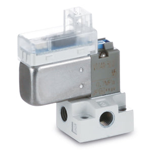 V114A-5MOU-M5, V100, V100A, 3-Port Direct Operated Solenoid Valve, Large flow