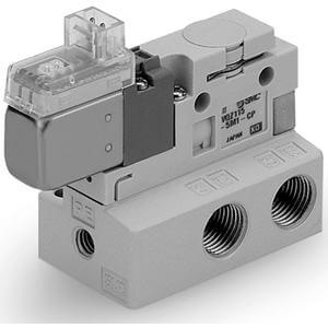 VQZ115-5G1-CP-Q, VQZ100/200/300, VQZ115, 100 Series,  3 Port Solenoid Valve, Base Mounted